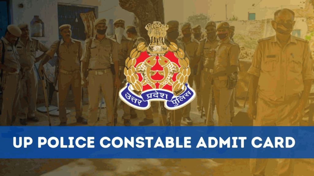 UP Police Admit Card Paper Pattern