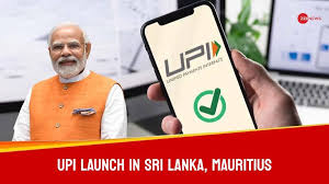 UPI Services Launch in Sri Lanka & Mauritius